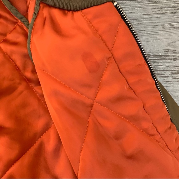 Zara Jackets & Coats Zara Green Army Bomber Jacket Like New Poshmark